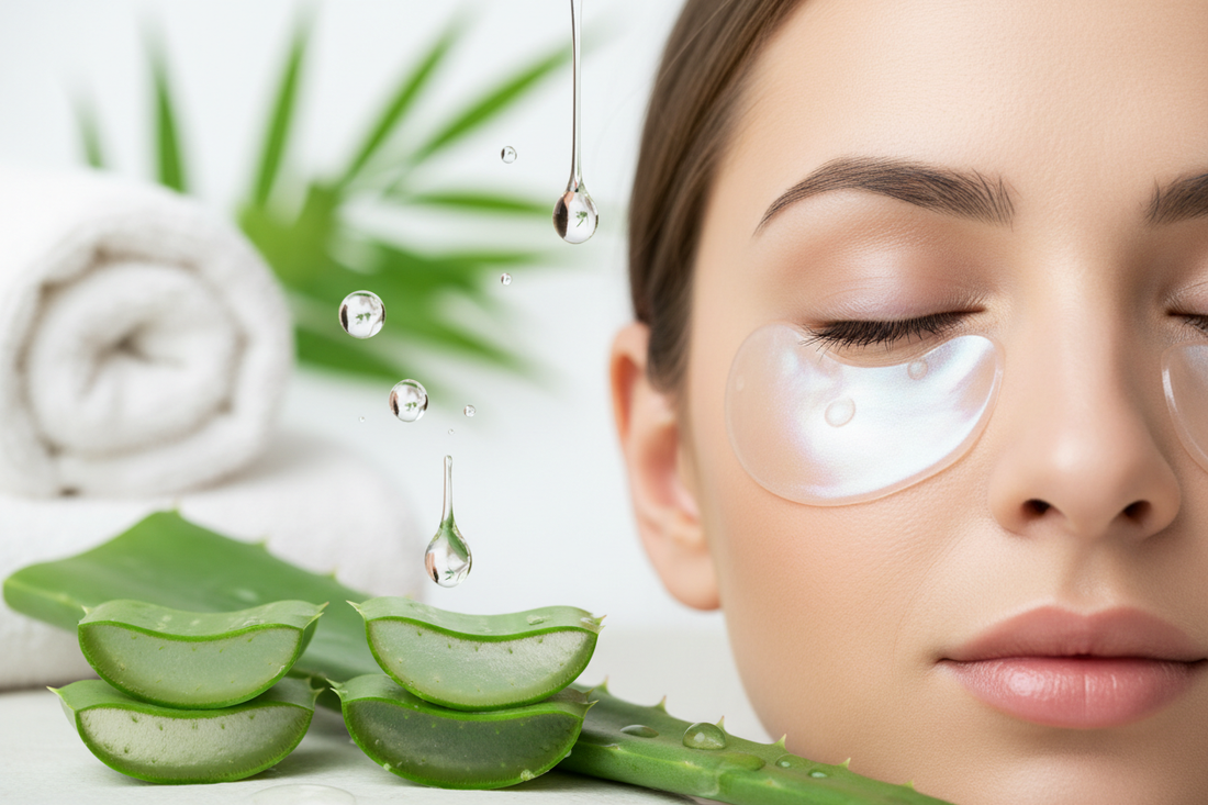 The Secret to Bright Eyes – Aloe Vera Collagen Eye Mask