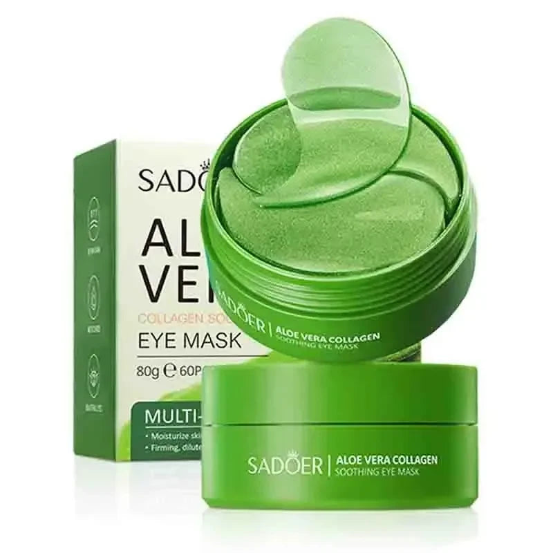 Aloe Vera Collagen Eye Mask – hydrating under-eye patch for dark circles and puffiness