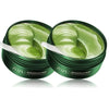 Avocado and Gold Eye Mask