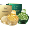 Avocado and Gold Eye Mask