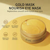 Avocado and Gold Eye Mask