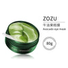 Avocado and Gold Eye Mask