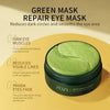 Avocado and Gold Eye Mask